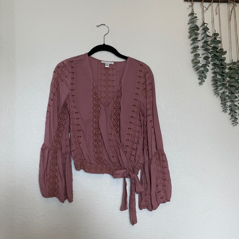 Long Sleeve American Eagle Blouse